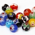 Staklene perle | Repromaterijal za izradu nakita i bižuterije | Perle, alke, kopče, konac za nizanje | Srbija, Novi Sad